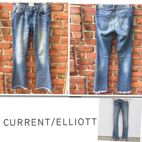 Current Elliott the Flip Flop Jeans Super Loved 23 - Picture 1 of 8
